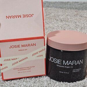 JOSIE MARAN WHIPPED BODY BUTTER w/BOX - 13.5 oz - PEPPERMINT BARK - NEW/SEALED